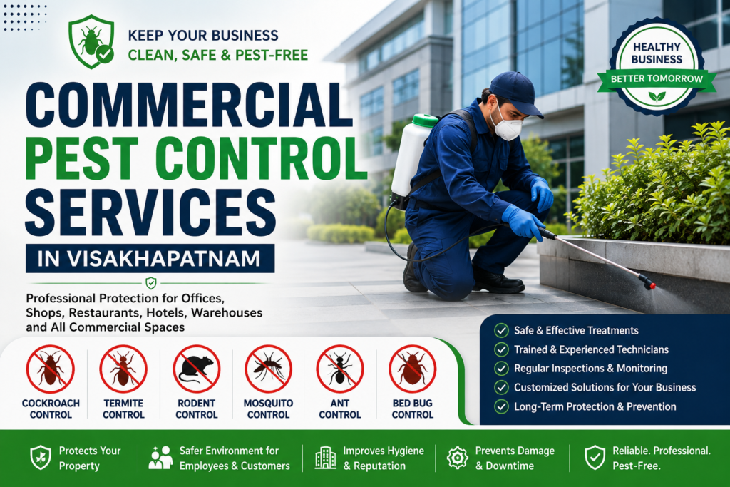 Commercial Pest Control Services in Visakhapatnam